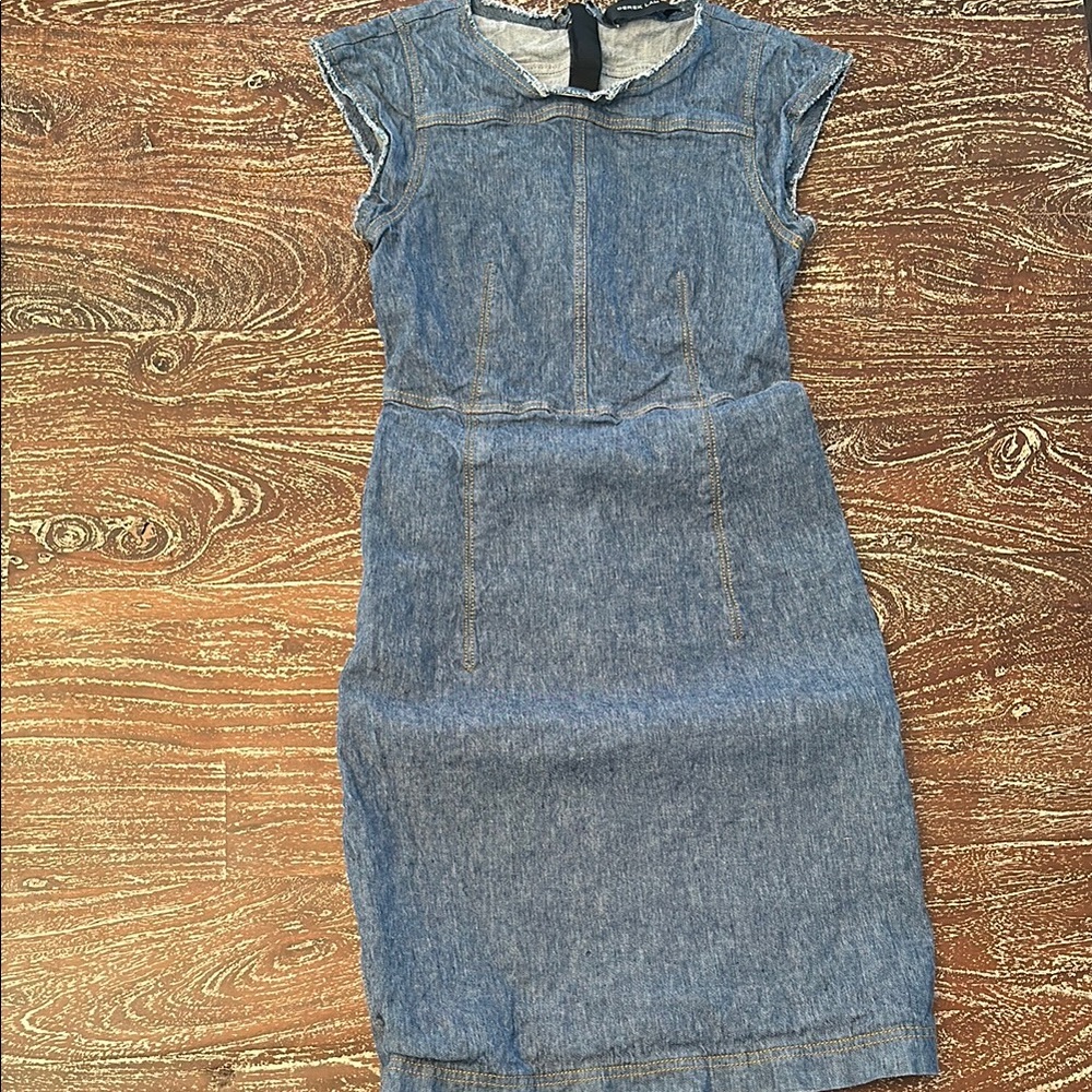 Derek Lam Blue Sheath Midi Dress for Work